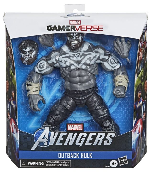 Exclusive Marvel Legends Outback Hulk Figure Packaged