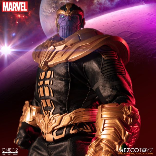 Mezco ONE12 Collective Thanos Figure Scowling