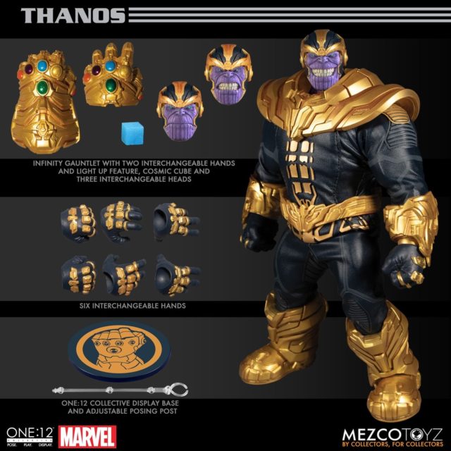 Mezco Thanos Figure and Accessories ONE 12 Collective