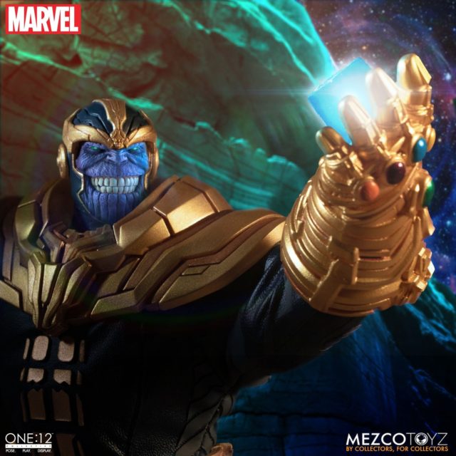 Thanos ONE 12 Collective Figure Holding Cosmic Cube