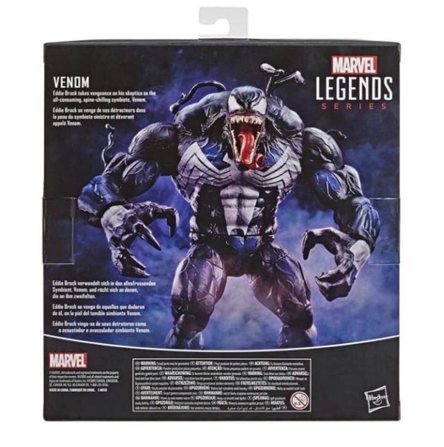 Marvel Legends 2020 Venom Box Back