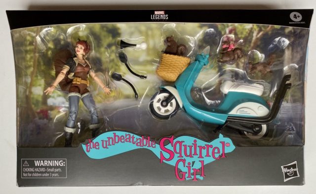 Marvel Legends 2020 Riders Squirrel Girl Scooter Packaged