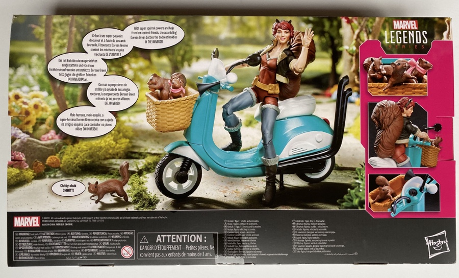 In STOCK Marvel Legends Squirrel Girl with Scooter Action Figure 