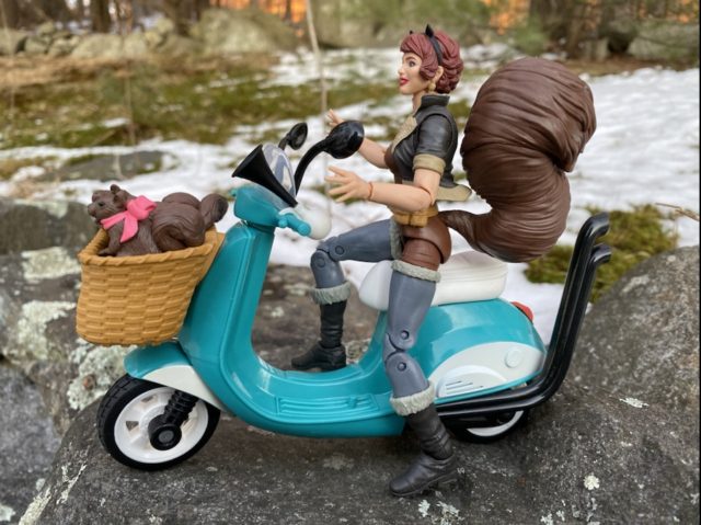 Squirrel Girl Marvel Legends Figure on Scooter Bike Review