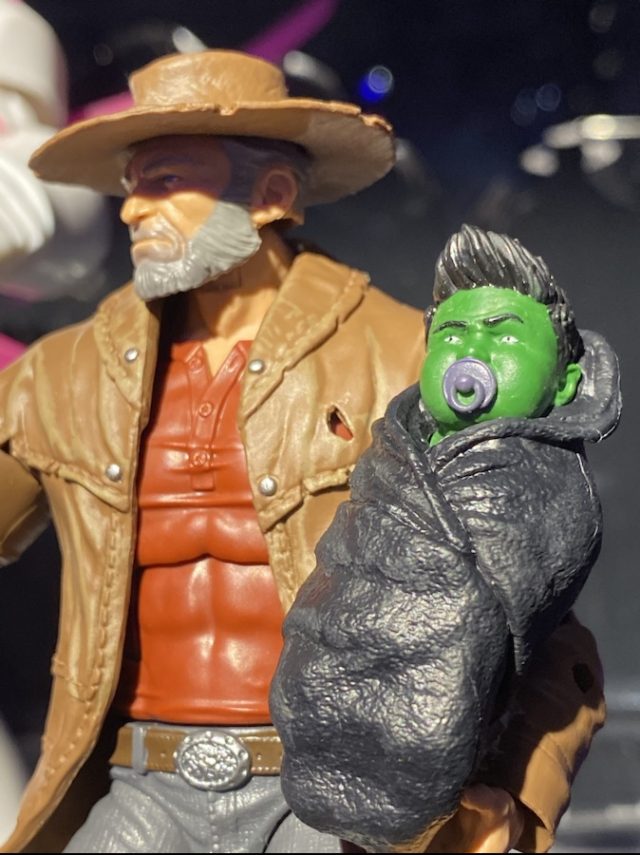 Marvel Legends Baby Hulk Figure Close-Up