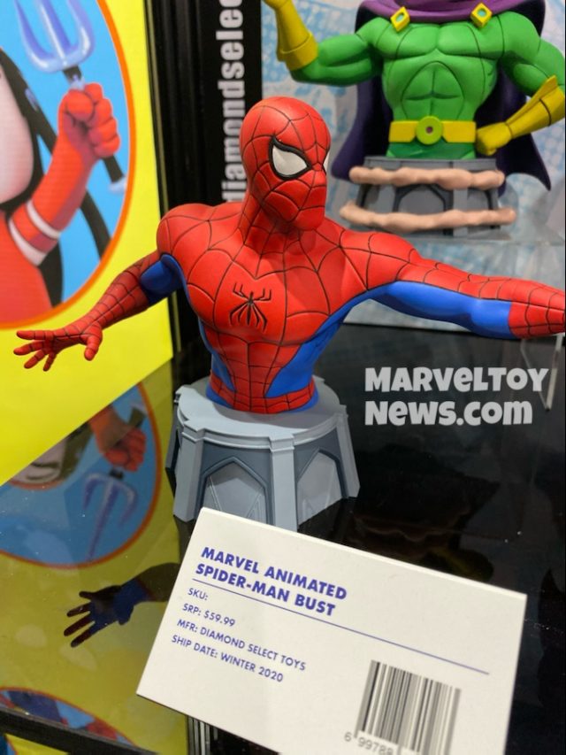 Diamond Select Toys Spider-Man Animated Bust Toy Fair 2020