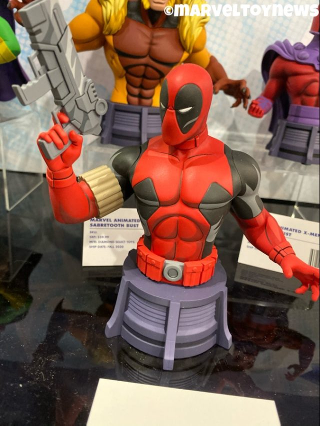 Diamond Select New York Toy Fair 2020 Animated Deadpool Bust