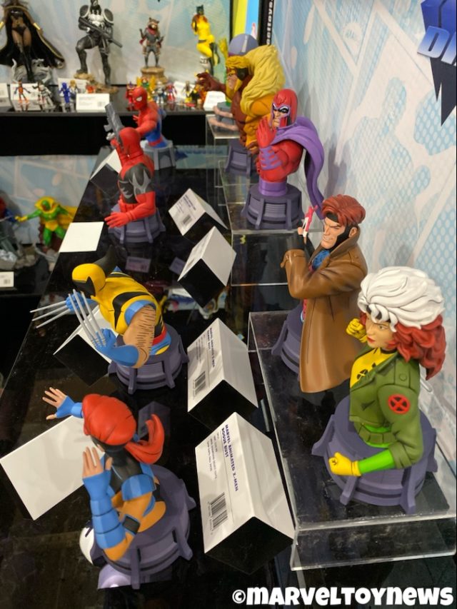 Marvel Animated Busts 90s Display New York Toy Fair 2020 X-Men Spider-Man