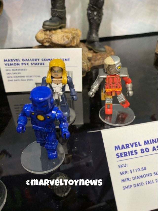 Marvel Minimates Series 81 Stealth Iron Man Deathlok Mockingbird Figures