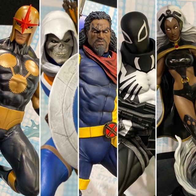 Toy Fair 2020 Marvel Gallery Statues Nova Bishop Storm Venom Taskmaster