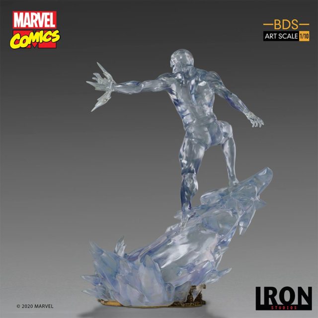 Iceman Iron Studios Statue Back