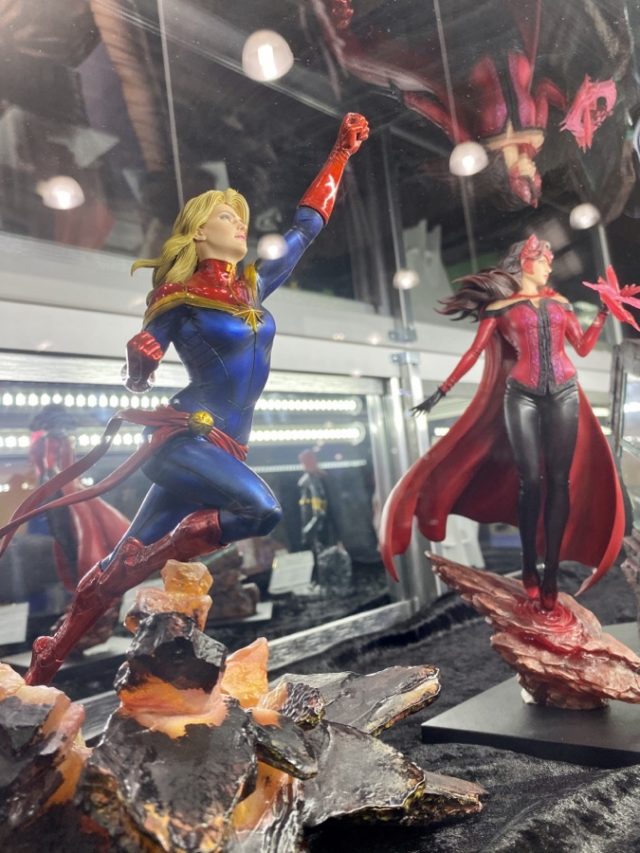 NY Toy Fair 2020 Kotobukiya Marvel ARTFX Scarlet Witch & Captain Marvel