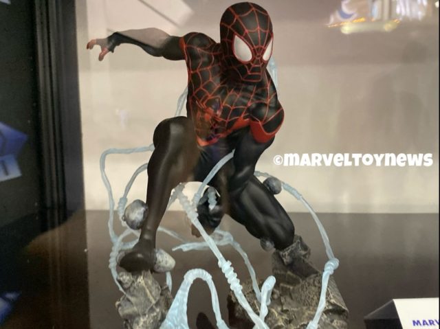 Marvel Premier Collection Miles Morales at NY Toy Fair