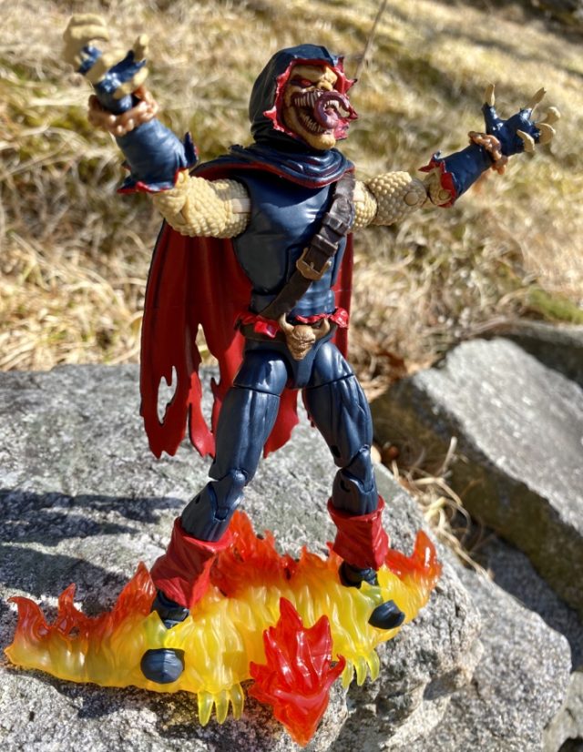Side View of 2020 Spider-Man Legends Demogoblin Build-A-Figure Review