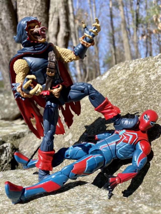 Demogoblin Marvel Legends BAF vs Velocity Suit Spider-Man