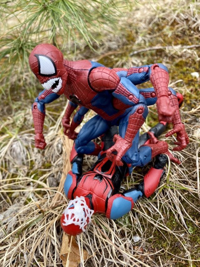 Doppelganger Spider Man vs. Spider Armor Mk 3 Legends Figures