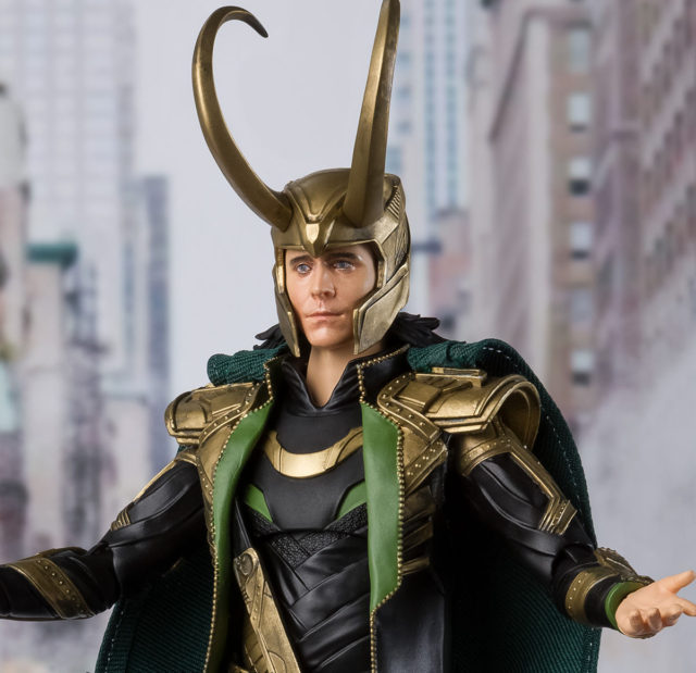 Bandai SH Figuarts Loki Figure Close-Up