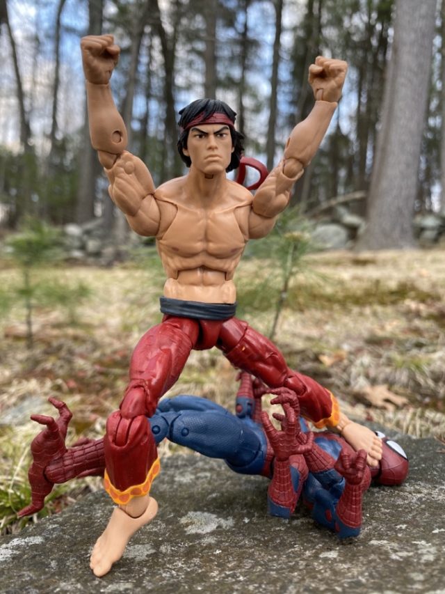 Shang Chi Action Figure Toy vs Doppelganger Spider Man