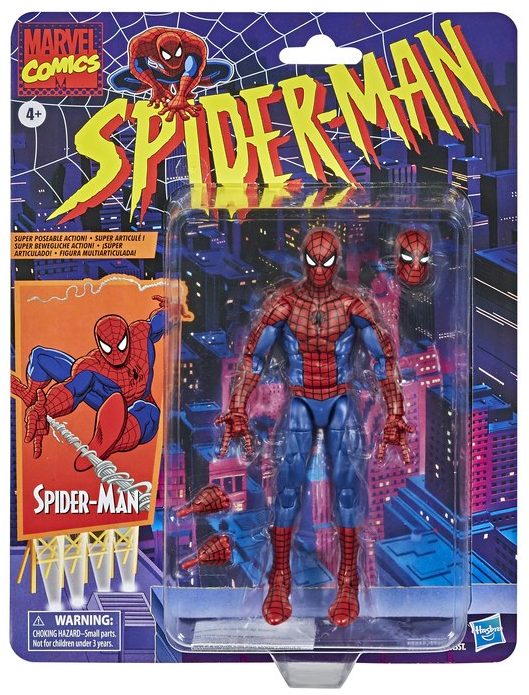 marvel legends retro spiderman