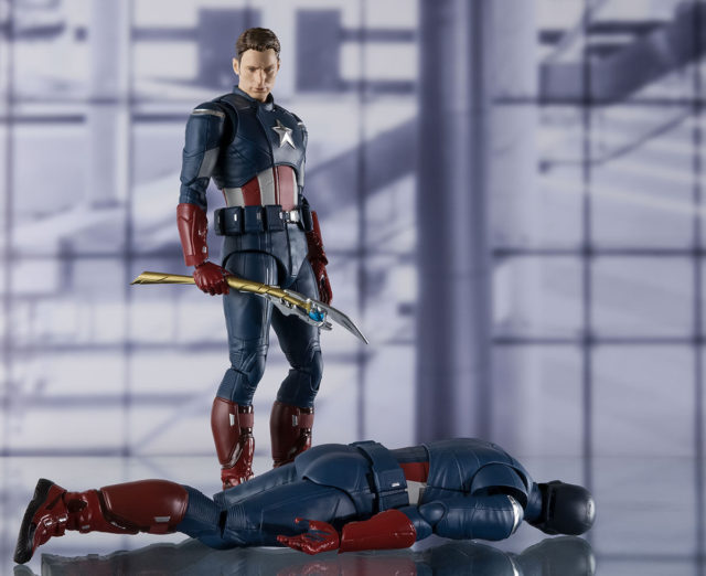 Bandai Marvel Figuarts Avengers Movie Captain America America's Ass Figure