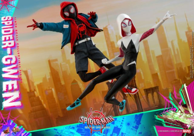 Hot Toys Into the Spider-Verse Miles and Ghost Spider Figures