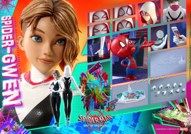 Hot Toys Spider-Gwen Spider-Ham Figures and Accessories