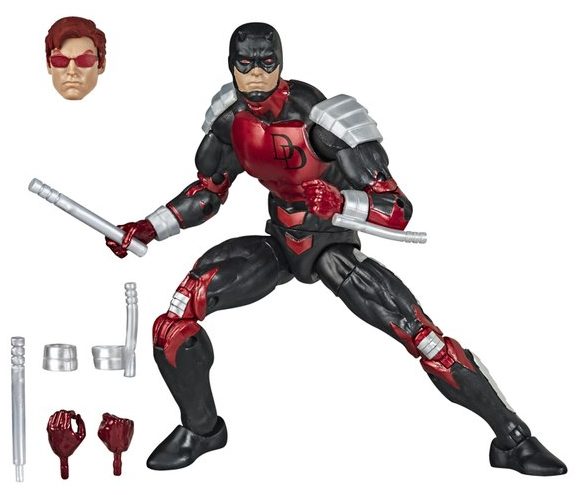 Marvel Legends Armored Daredevil Figure Spider-Man Vintage Wave