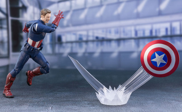 SH Figuarts Captain America 2012 Figure Shield Ricochet Effects Piece