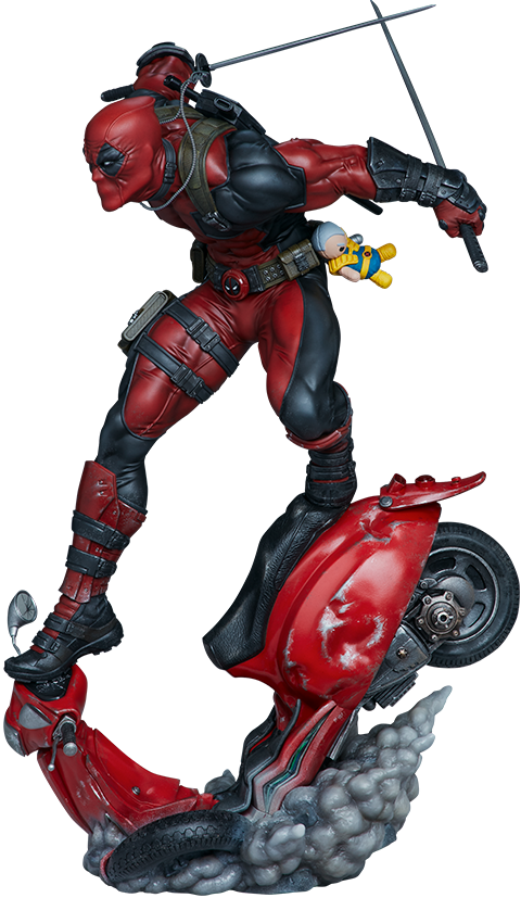 Sideshow Deadpool Premium Format Figure Statue On Scooter Up for Order! -  Marvel Toy News