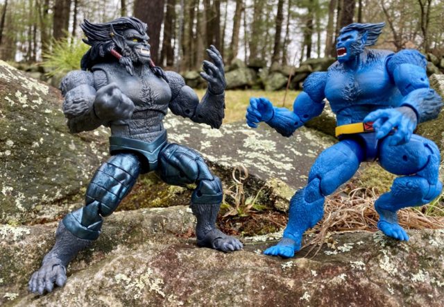 2020 X-Men Legends Dark Beast vs Jim Lee Beast 6" Figures
