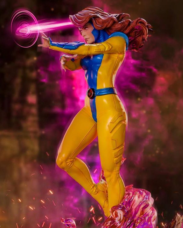 Iron Studios Jean Grey Statue Side View