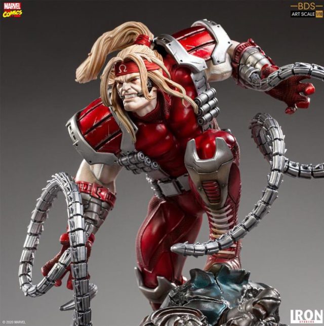 Iron Studios Omega Red Statue Close-Up