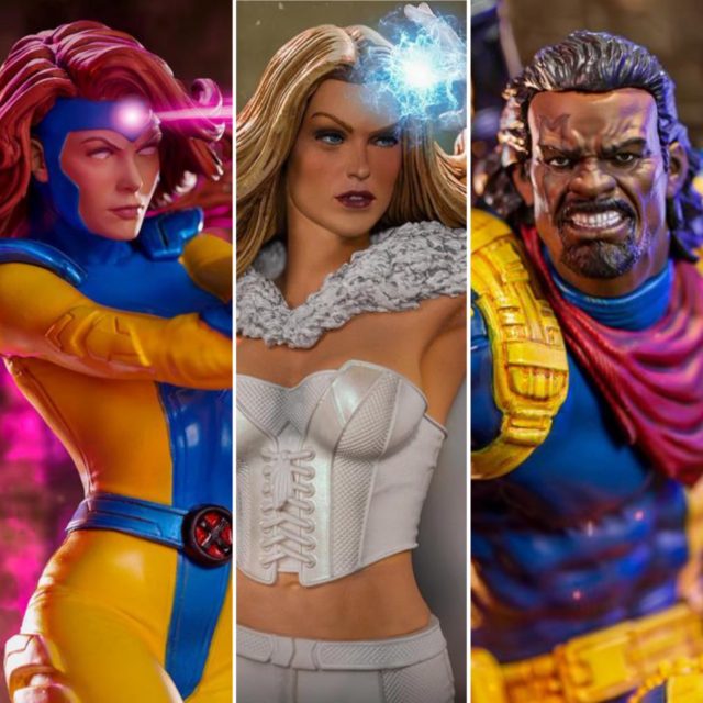 Iron Studios X-Men Statues Jean Grey Emma Frost Bishop BDS