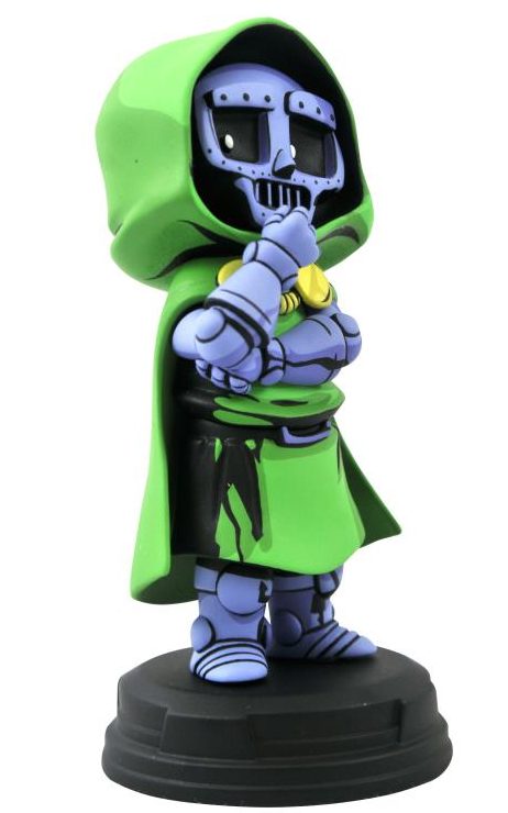 Side View of Marvel Animated Dr Doom Statue Gentle Giant Ltd