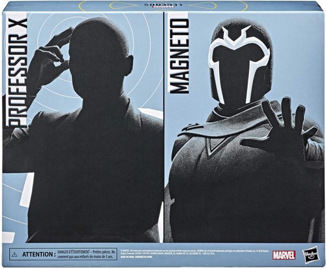 Box Back Professor X Magneto X-Men Movie Marvel Legends Figures