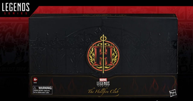 Box Marvel Legends Hellfire Club Exclusive Set Packaging