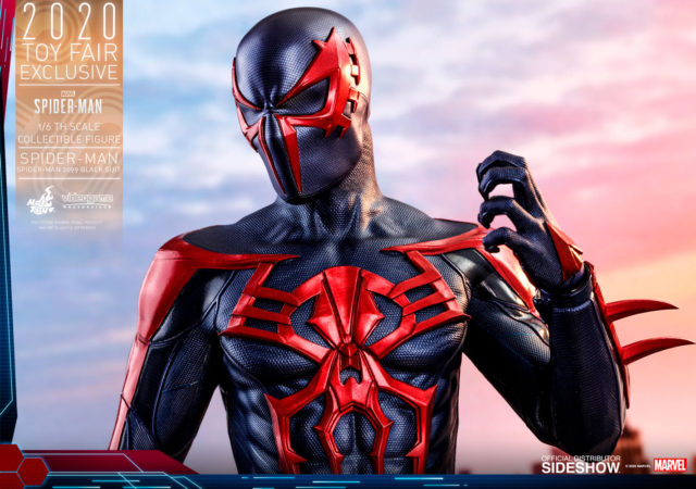Close-Up of 2099 Spider-Man Hot Toys Figure Summer Exclusive