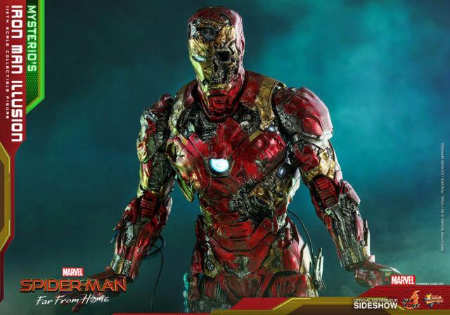 Close-Up of Hot Toys Zombie Iron Man MMS 12 Inch Figure