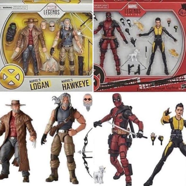 Marvel Legends Deadpool 2 Movie and Old Man Logan Comic Figures