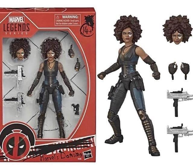 Marvel Legends Deadpool Movie Domino Figure and Packaging