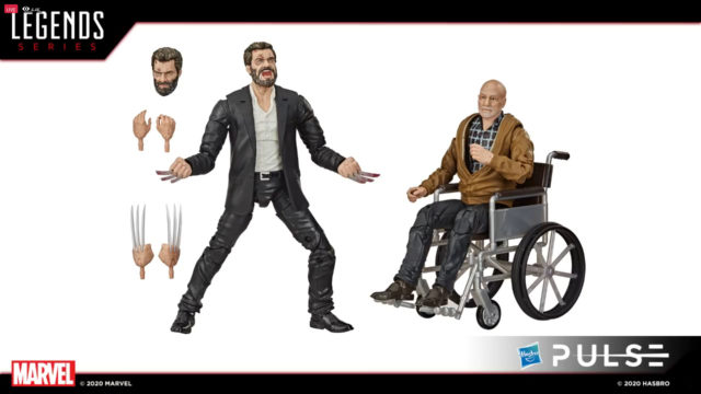 Marvel Legends Old Man Logan Movie Figure with Old Patrick Stewart Professor X