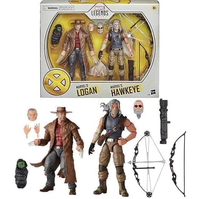 Marvel Legends Old Man Logan and Old Man Hawkeye Figures Two Pack