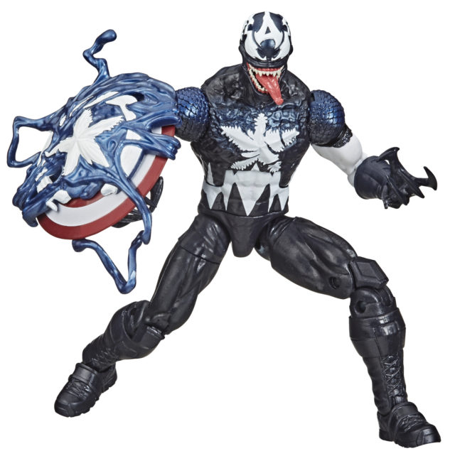 Maximum Venom Marvel Legends Venomized Captain America Action Figure