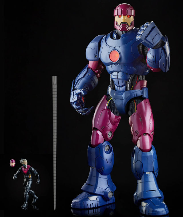Size Scale Comparison Marvel Legends Sentinel and Bastion Haslab Exclusive