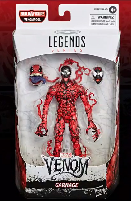 Marvel Legends Venom Series Carnage Packaged 2020 Figure Maximum Carnage