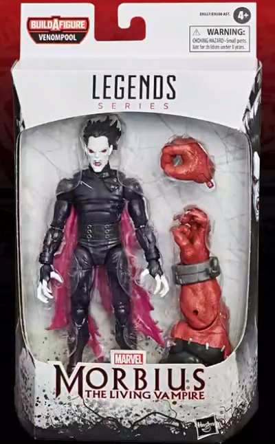 Marvel Legends Venom Series Morbius Figure Packaged