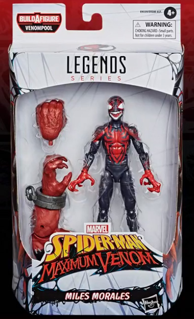 Maximum Venom Legends Miles Morales Venomized Figure