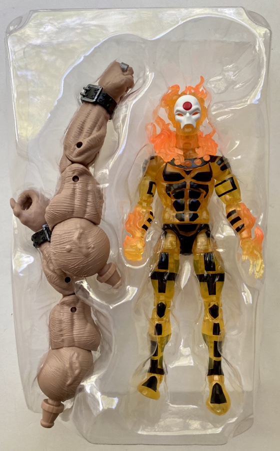 Hasbro Marvel Legends Age of Apocalypse Sunfire Figure with Sugar Man BAF Arms