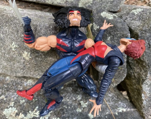 Age of Apocalypse Marvel Legends Weapon X Wolverine Holding Dead Jean Grey