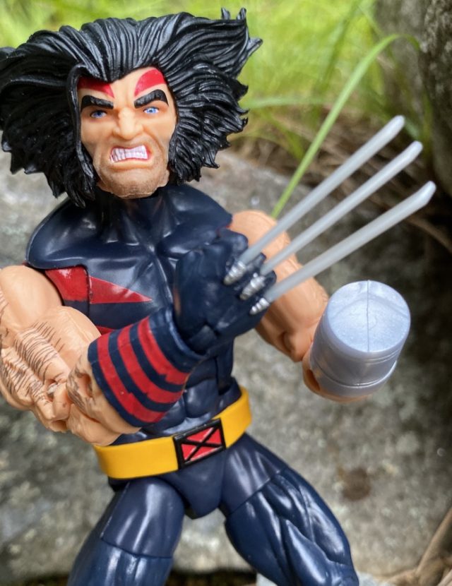 Close-Up of AOA Marvel Legends Weapon X Figure Face